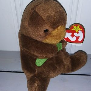 Retired Seaweed Beanie ty wSpooky Hang tag 1995